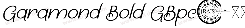 Garamond Bold GBpc字体转换